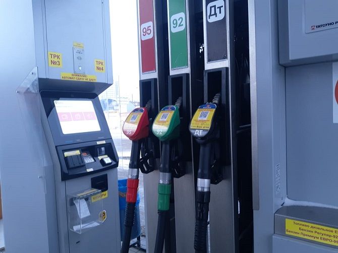 заправка автомобиля QR-код